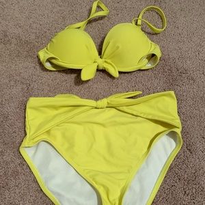 Neon bathing suit